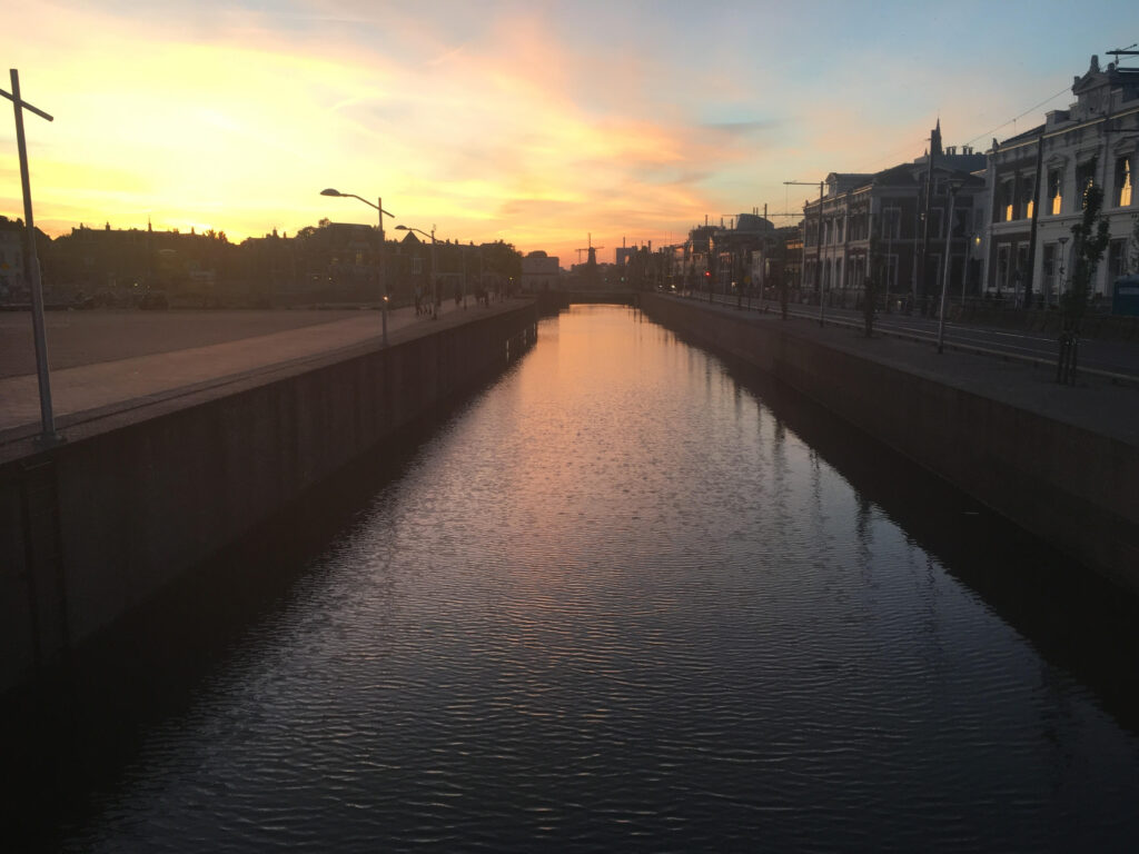 A canal in The Netherlands to describe the stillness needed in generating new sales coupled with perpetual nature of business